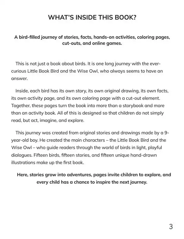 The Book About Birds, Part 1, Page 3