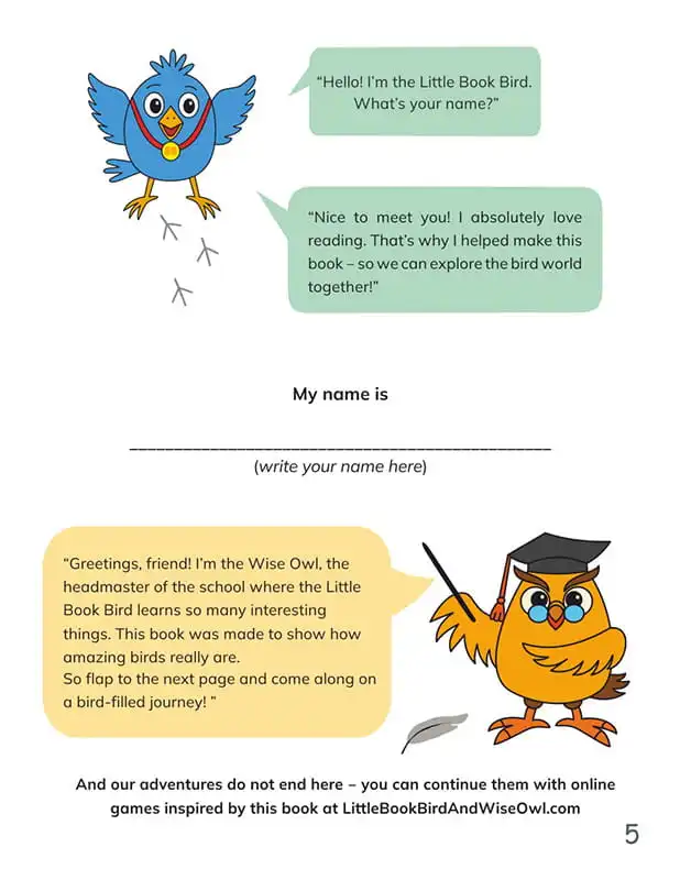 The Book About Birds, Part 1, Page 5